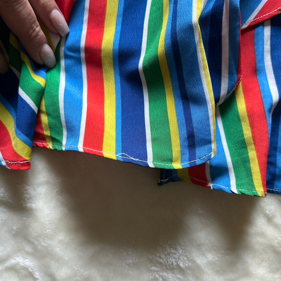 DO+BE Multicolor Striped Dress size large - Picture 5 of 7